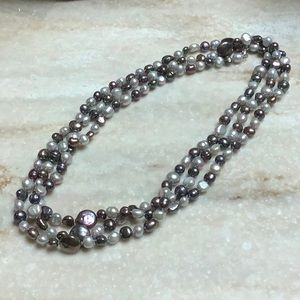 😍Honora Shades of Grey Pearl Necklace😍 NWOT